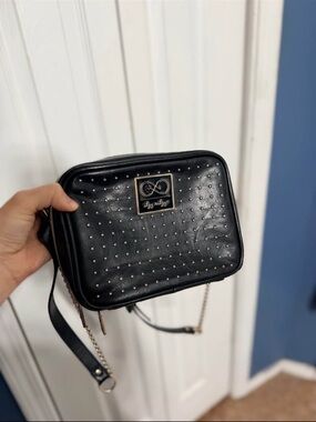 Black Studded Crossbody Bag